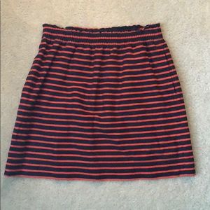 JCrew Mini Skirt with Elastic Waist